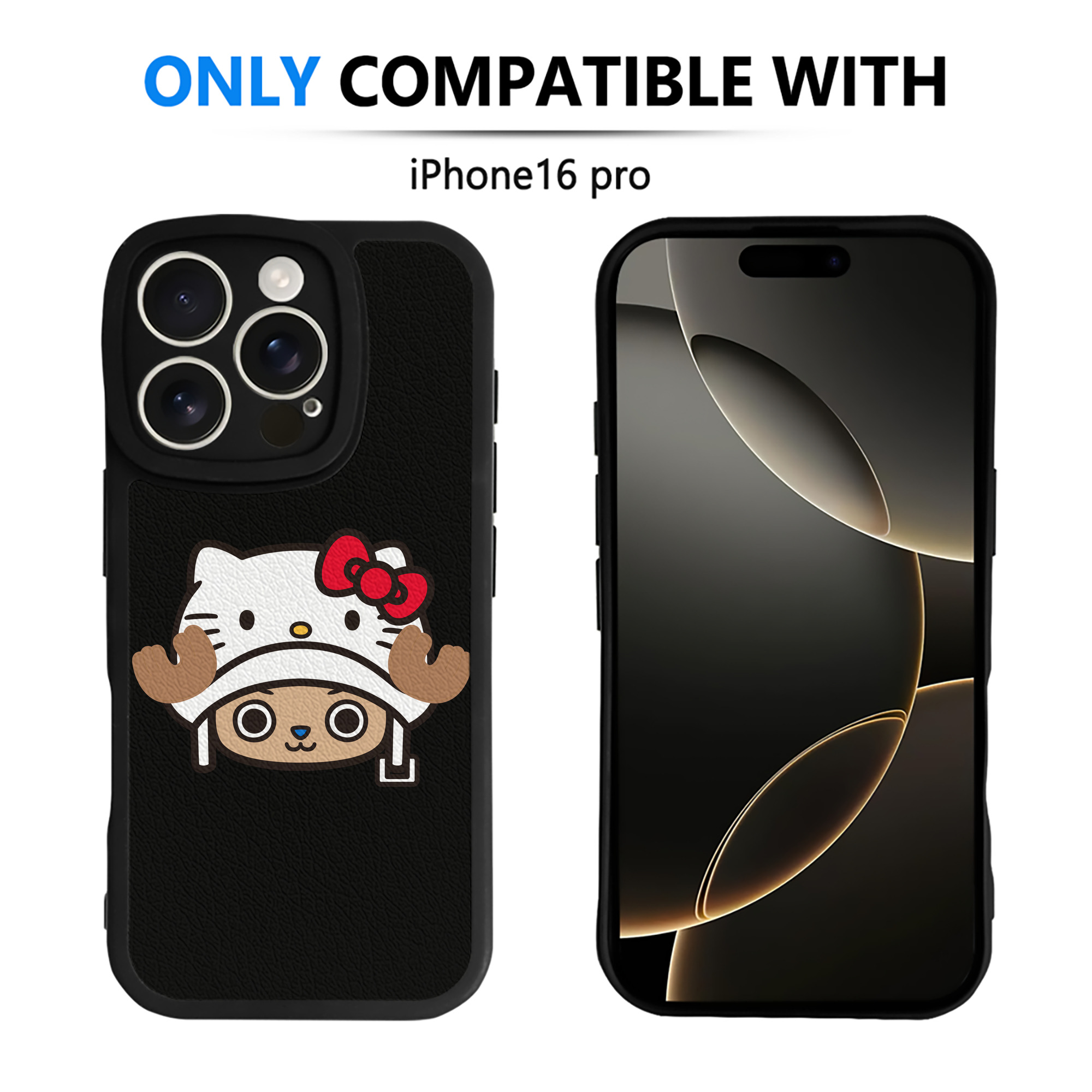 （画像用） Hello Kitty ハローキティ 【iPhone 16シリーズ対応】シリコンスマホケース（レザー調） 材質：シリコン